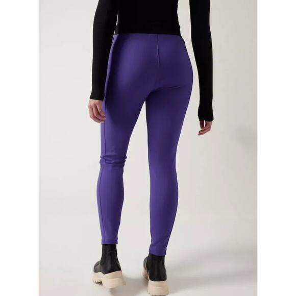 NWT ATHLETA Glacier Snow Skinny Ski Pant Noble Blue (Purple) Womens Size 8 - Picture 2 of 9